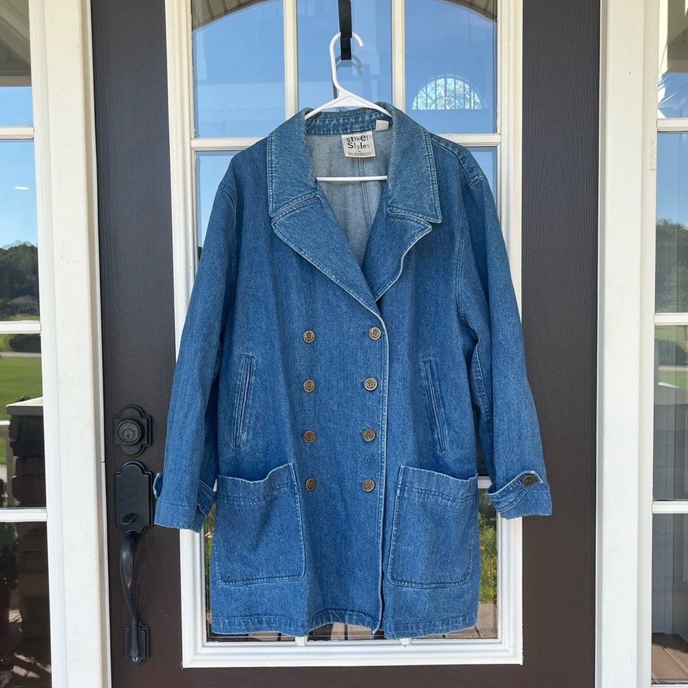 Liz Claiborne Vintage Blue Jean Blazer